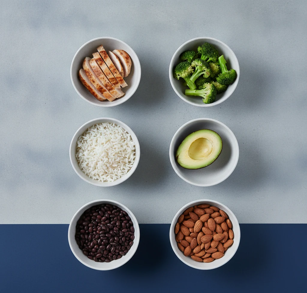 每一份方案都由真实食物构成，分量按您的检测结果安排