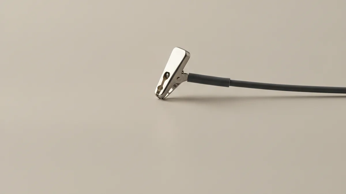 Cable y pinza de electrodo del analizador de bioimpedancia